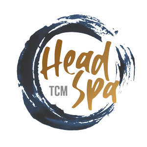 Logo Head Spa TCM auf transparentem Hintergrund